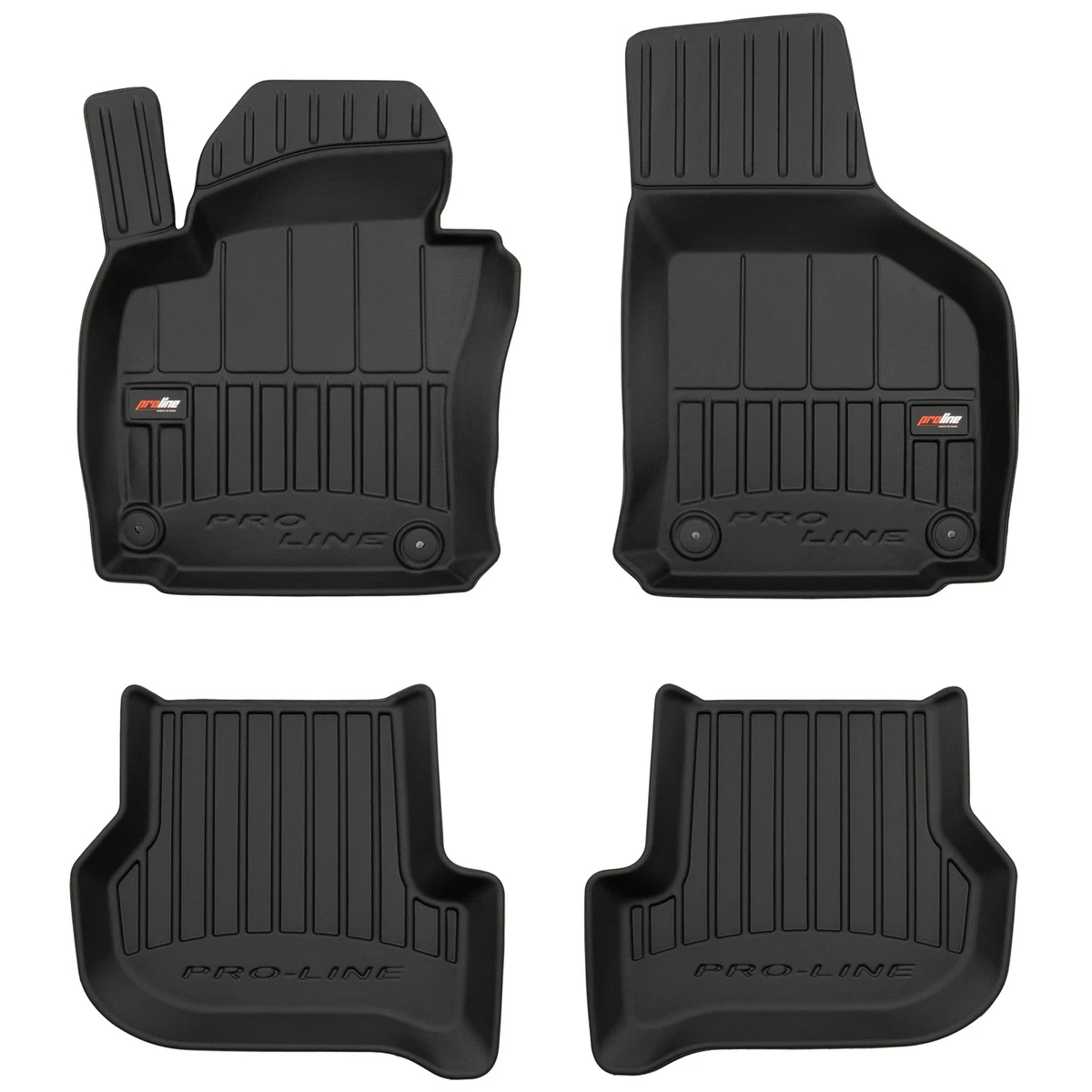 Tappetini Velluto 2155 G/m² Teileplus24 Tappetini Auto Premium Per: Seat Leon III Hatchback, Station Wagon Set Tappetini Teileplus24