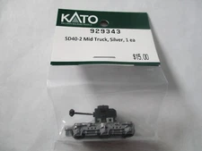 Kato # 929343 SD40-2 Mid Truck Silver N-Scale