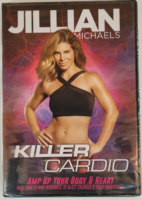 Jillian Michaels Killer Cardio DVD Fitness Training Workout Exercise Video NEW 