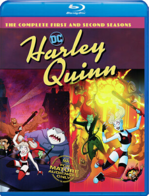 BLU-RAY Harley Quinn: The Complete First and Second Seasons (3 Blu-Ray 2019) NEW