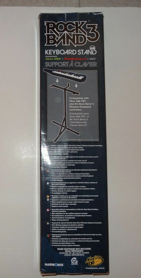Rock Band 3 Keyboard Stand for Xbox 360 PlayStation 3 Wii NEW SEALED - Image 2 of 2