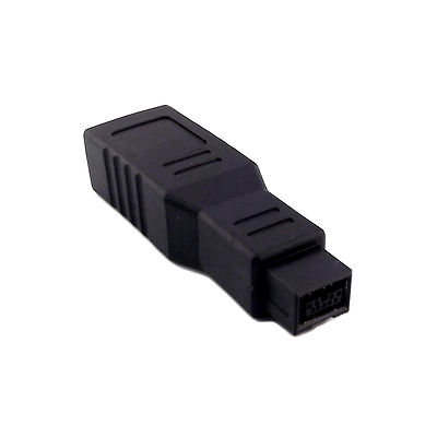 FireWire 800/400 Male 9 Pin To Female 6 Pin IEEE 1394 MacBook Adapter Converter