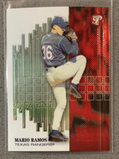 2002 Topps Pristine Baseball #185 Mario Ramos /1999 Trading Card Texas Rangers