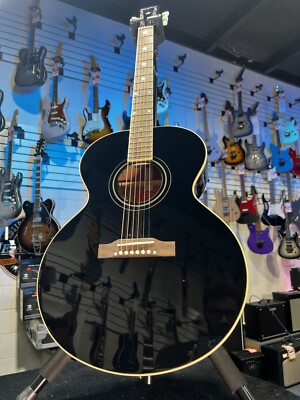 Epiphone J-180 LS Acoustic-electric Guitar - Ebony Auth Dealer GET