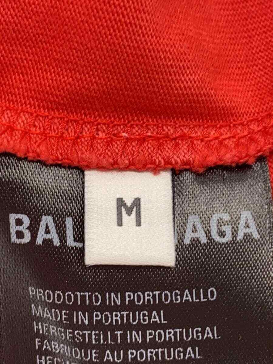 BALENCIAGA LOGO MEDIUM FIT TShirt cotton red M Used | eBay