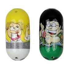 Mighty Beanz Tennis Bean 162  Fishing Bean 164 Series 2 - Moose 2010