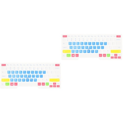 Set of 2 Keyboard Film Universal Silicone Protector Cover for Laptop - Photo 8/12