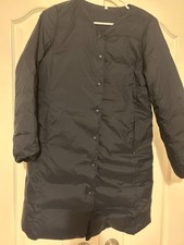 Muji Lightweight Pocketable Down Coat S Black