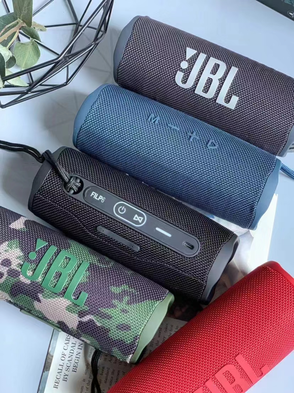JBL Flip6 Bluetooth Waterproof Speaker,Mini Portable Bluetooth Speaker-image