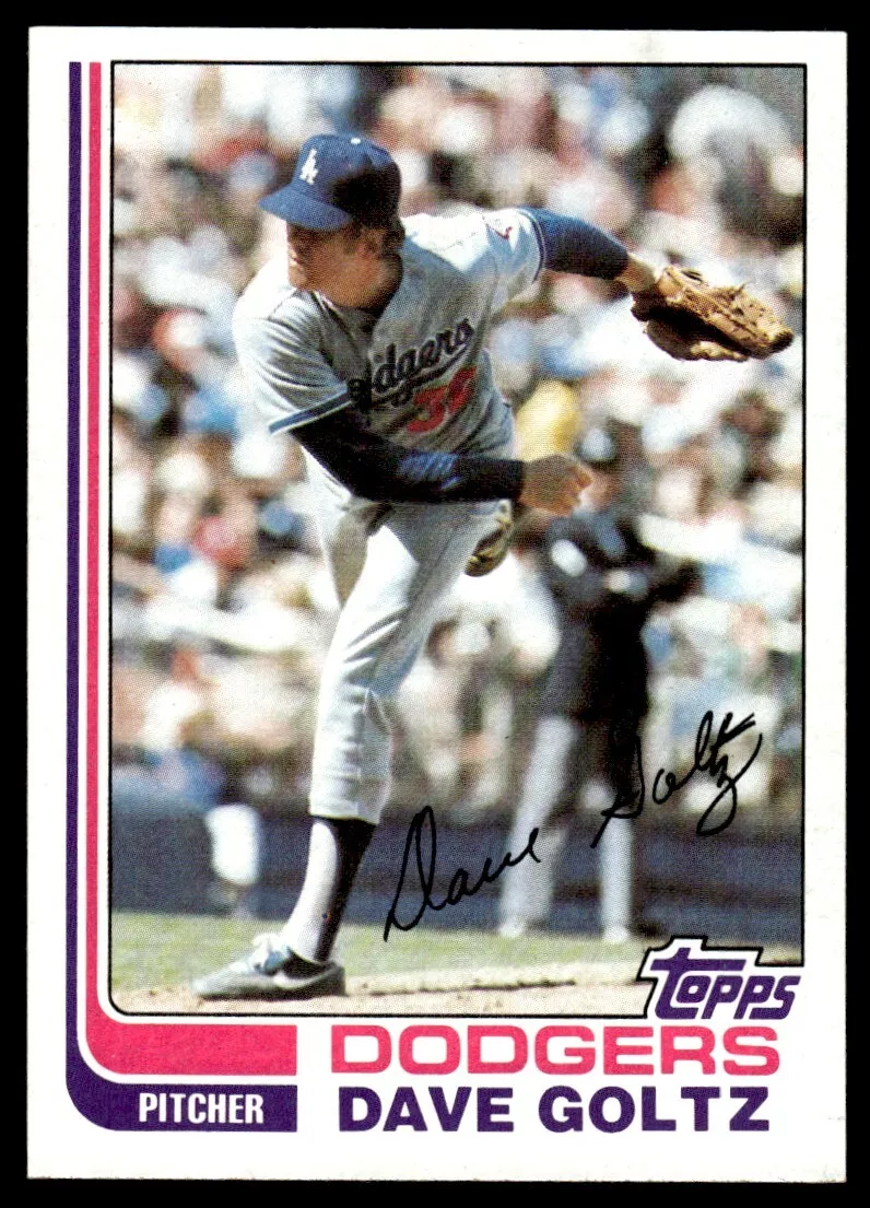Dave Goltz trading card
