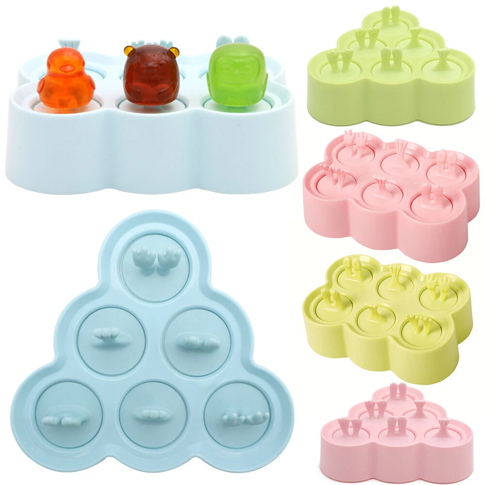 Cream Creative Animal Shape Ice lolly Moulds Lolly Maker Popsicle