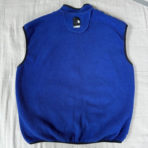 Vintage THE NORTH FACE Fleece Weste XL Blau Denali MADE IN USA 80er/90er RAR - Bild 12 von 18