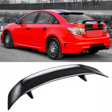 47 Gt Style Rear Trunk Lip Wing Spoiler Black For Chevrolet Cruze 2010-2019