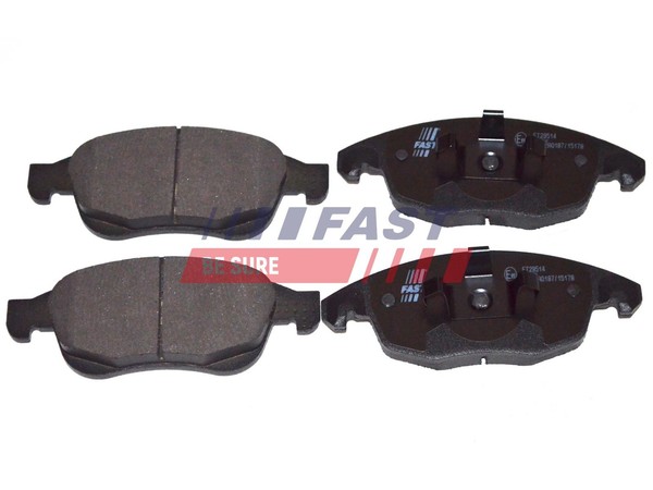 Fast Bremsbelagsatz Scheibenbremse FT29514 FüR 5008 Partner Peugeot Tepee 16V B9-image