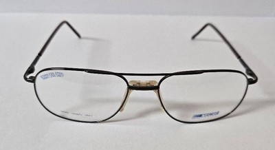 NASCAR 7010 Aviator BROWN EYEGLASSES 56-17-140mm with Uni-fit Bridge