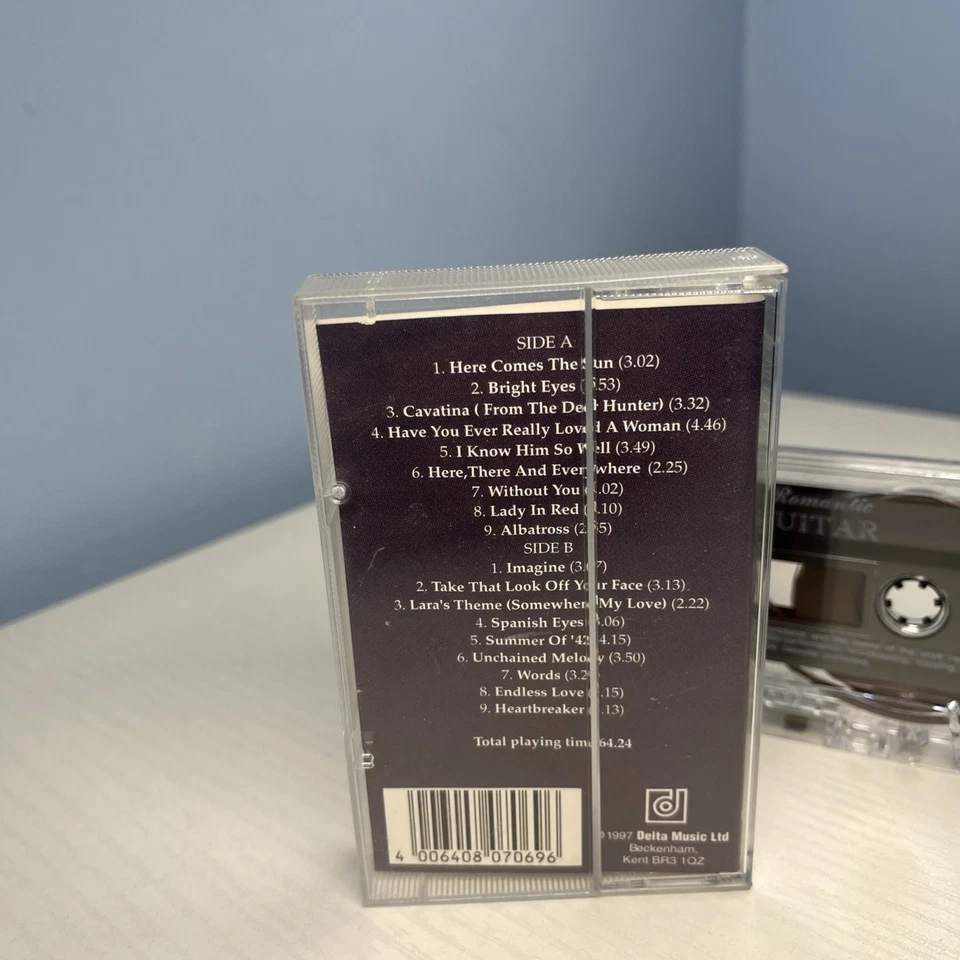 Romantic Guitar: Beautiful Ballads compilation Cassette Tape (Delta Music, 1997) - Image 3 of 3