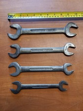 4 Vintage Garringtons Merlin OAW Open Ended Whitworth Spanners Ex Vint Cond
