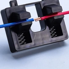 Electric Wire Welding Fixture with Dual Clamp Springs for Wire Holding