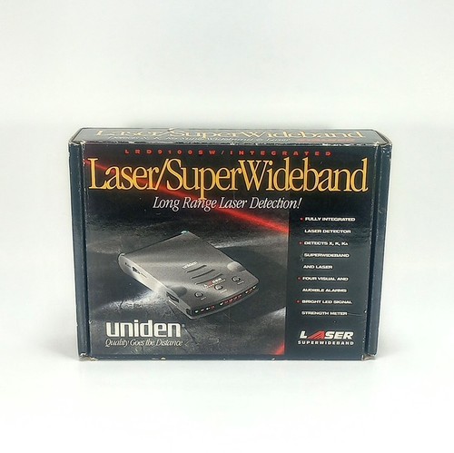 Uniden Radar Detector LRD 9100sw Four Band New Unused Open Box Item
