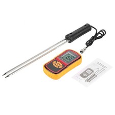 GM640 Digital LCD Grain Moisture Temperature Meter For Wheat Rice Corn Bean Xat