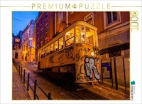 Calvendo Puzzle Historic Funicular At Night | 1000 Pieces, Finished Size 25.2 ×