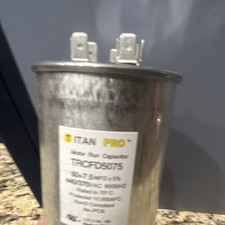 Titan Pro Motor Run Capacitor TRCFD5075 50 7.5 MFD 440/370 VAC