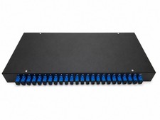 24 Port SC UPC Fiber Optic Terminal Box 24 Core Patch Panel SM/MM Pigtail adapte