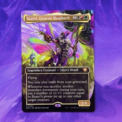 Szarel, Genesis Shepherd EOE 0004 Commander MTG Edge Of Eternities Insect EOC
