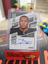 2022 Zamir White Panini Donruss Elite - Pen Pals #PP-ZW AU, RC Rookie Raiders