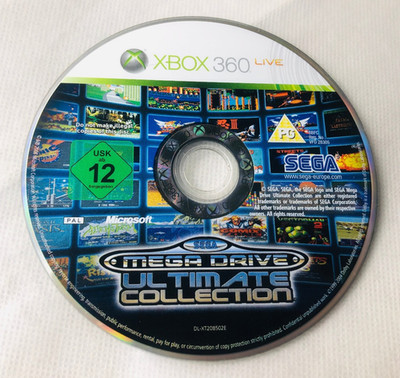 Videospiel Sega Mega Drive Ultimate Collection nur Disc XBOX 360