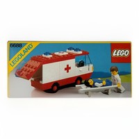 Lego® System 6688 - Krankenwagen / Ambulance | Eol 1987 | Misb |Sealed | Neu Ovp