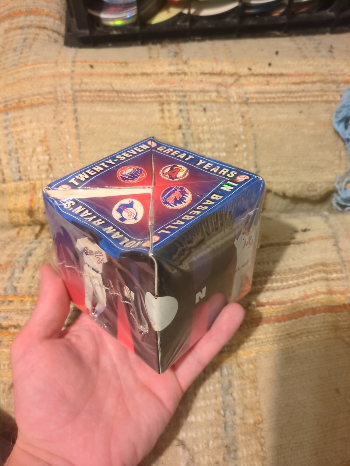 Nolan Ryan’s Twenty- Seven Great Years In Baseball Shadow Box NEW SEALED!