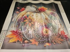 Diamentowy zestaw artystyczny 5D dynia 30x30cm unikalne kryształy w kształcie YX02 jesień, liście