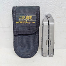 VTG Gerber Multi Tool w/ Sheath Patent 5142721 5212844 Made in USA Very Nice