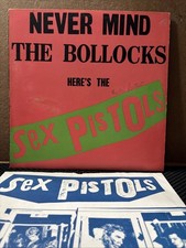 Never Mind The Bollocks Here's The Sex Pistols VINYL LP Winchester Pressing 1977