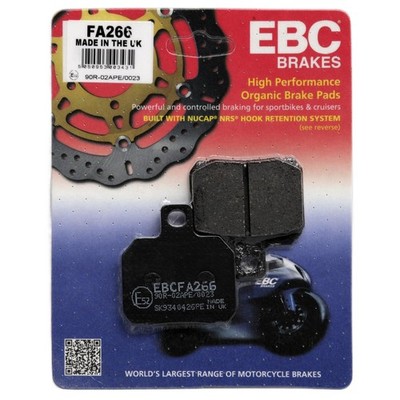 HOREX VR6 Roadster Roadster 2011-2014 EBC FA266 Organic Brake Pads Rear