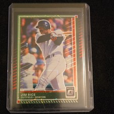 Panini 2025 Donruss Optic Black Velocity Prizm Jim Rice #34 /39 Red Sox