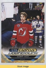 2024-25 Upper Deck Series 2 UD Canvas Young Guns Seamus Casey #C239 READ 1iw7