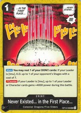 Never Existed... in the First Place... OP13-098 One Piece NM