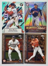 2025 Cam Smith RC 4 Card Lot Topps Pristine /199 Astros Chrome Rookie 