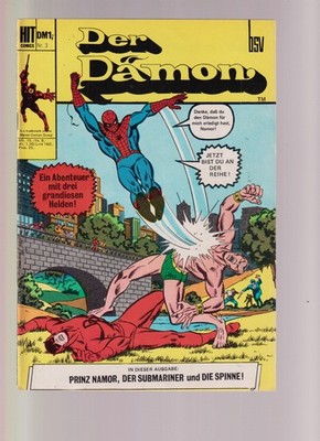 Hit Comics Der Dämon 3 + 4 BSV Williams Serie ab 1966 Marvel sehr / guter Zust.