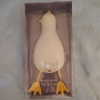 Kawaii Duck LED Silicone Night Light Touch Control USB Rechargeable Timer