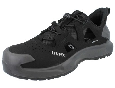 UVEX 1x-craft Men's Safety Sandal S1PL Black Microfiber