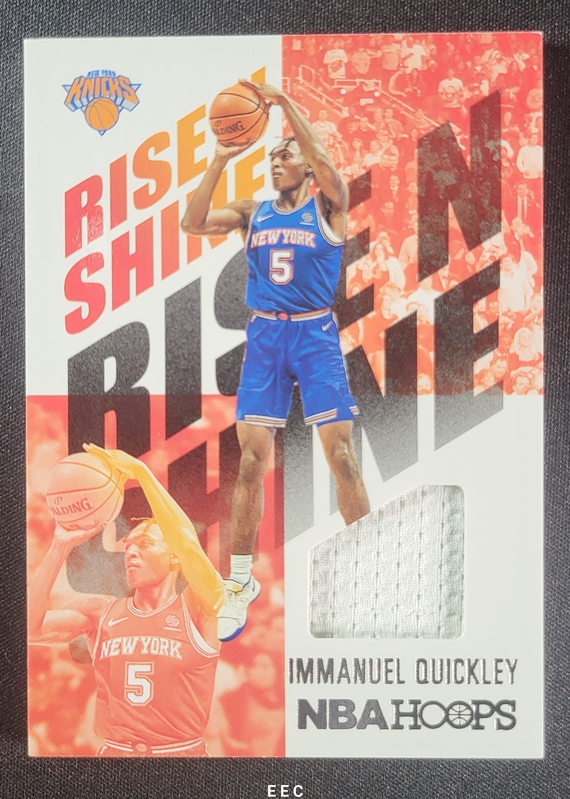 2020 PANINI HOOPS RISE N SHINE MEMORABILIA #IQU 🏀🏀 IMMANUEL QUICKLEY