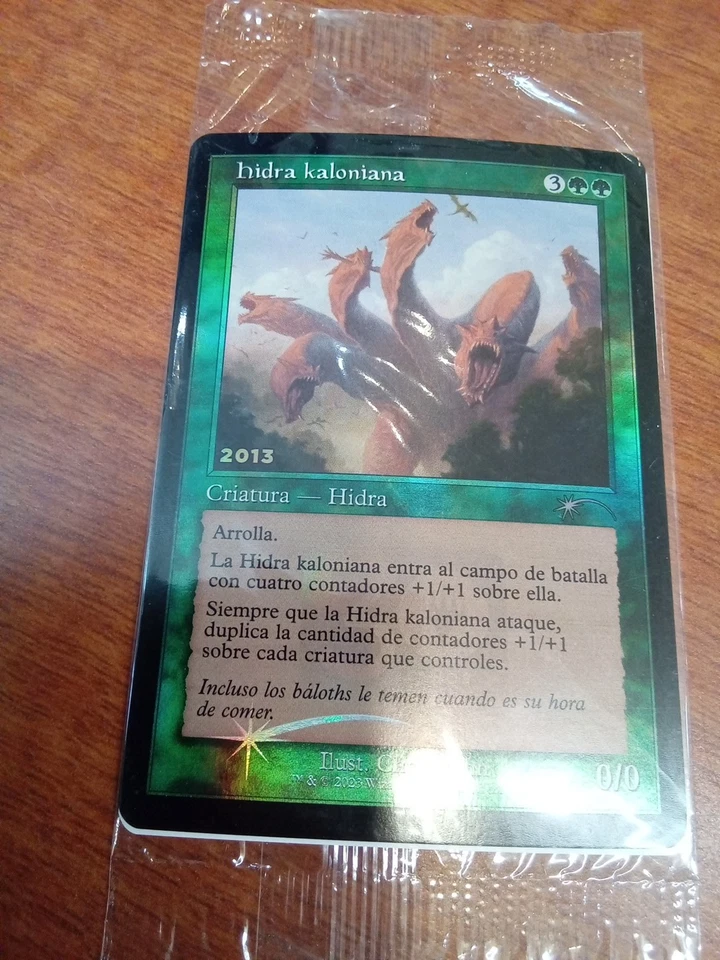 MTG 30th Anniversary Celebration HIDRA KALONIANA Foil Promo SEALED! Spanish - Image 2 of 3