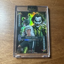 2025 Wild Card Stacked Deck Mason Taylor National Exclusive True 1 of 1 Joker🔥