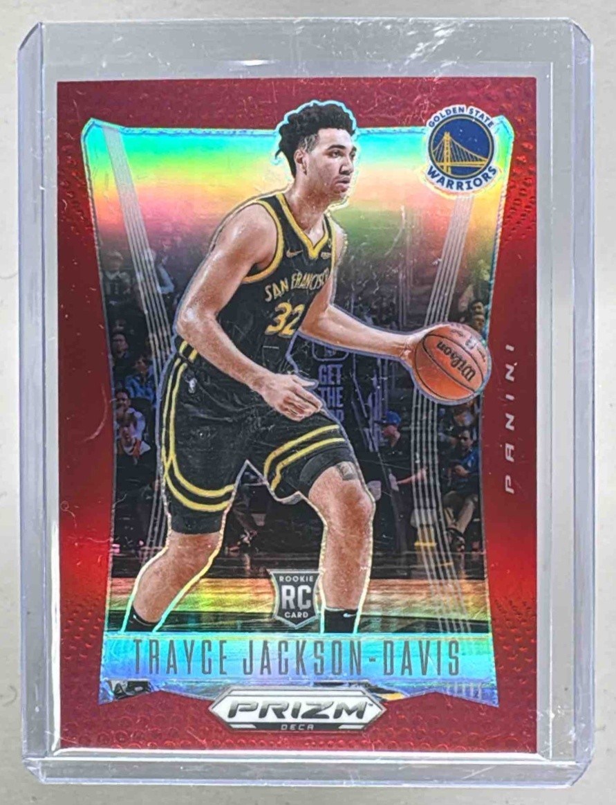 Trayce Jackson-Davis 2023 Panini Prizm Deca #239 Red Rookie RC /199