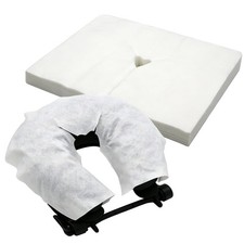 Large Disposable Face Cradle Covers, 100 Count Ultra Soft 100 Pack, White