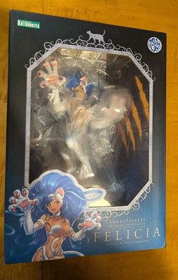 Kotobukiya Darkstalkers Felicia Bishoujo 1/7 Scale Statue Figure Complete w/ Box