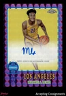 2024-25 Topps Chrome '73 Purple Geometric Refractor Maxwell Lewis AUTO